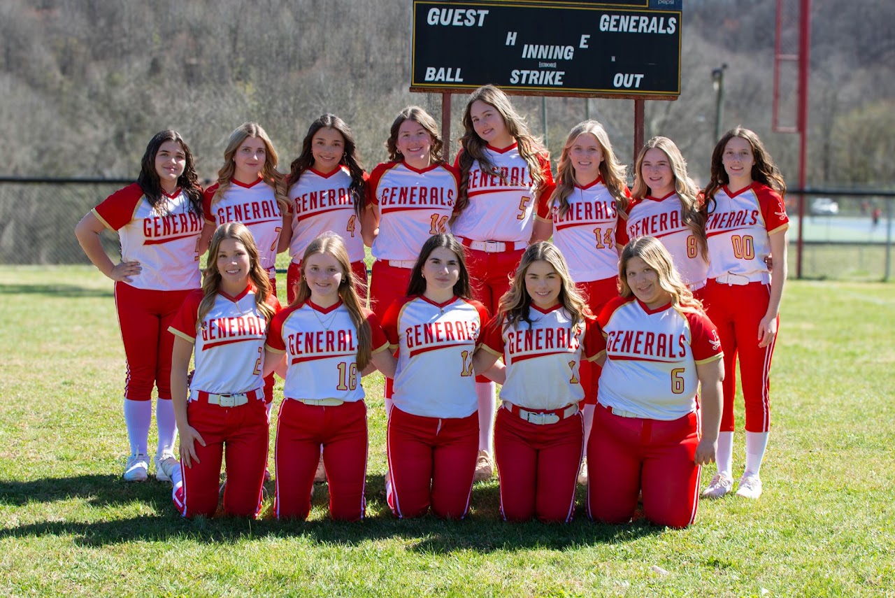 Girls Softball group photo